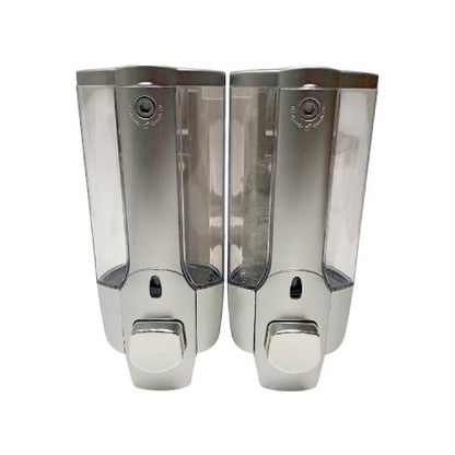 760 ML / CL Dispenser Tempat Sabun Dinding Manual 2 Tabung