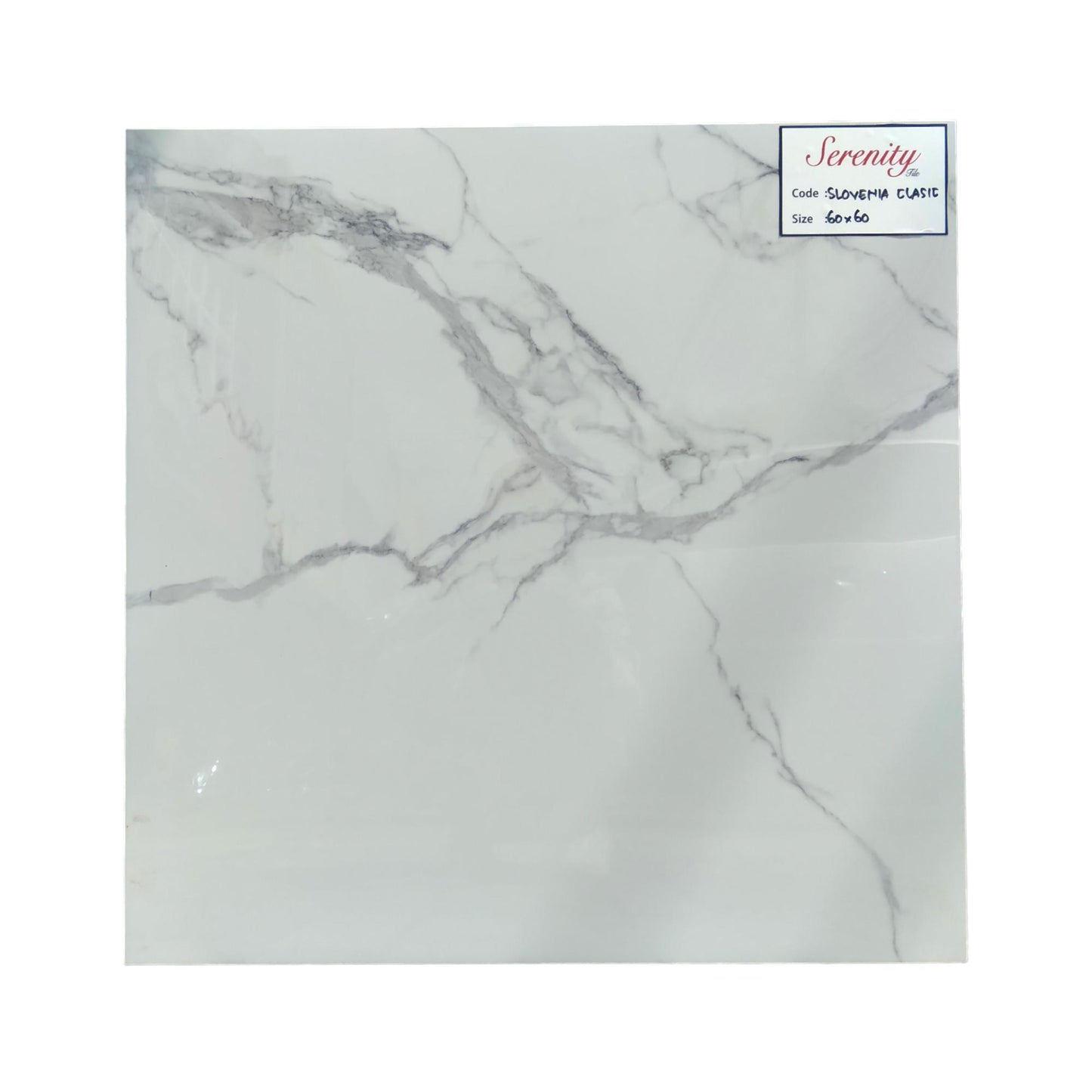 60 CM x 60 CM / SERENITY SLOVENIA CLASSIC Granit Lantai Rumah Glossy Dus