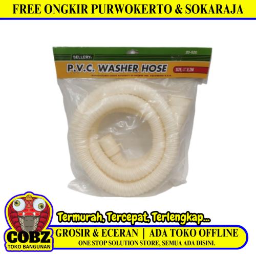 200 CM / SELLERY 20-520 Selang Pembuangan Air Mesin Cuci Bawah Outlet