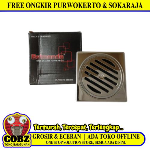 4 1/2 IN / BELMONDO Saringan Got Leher Panjang Floor Drain Stainless