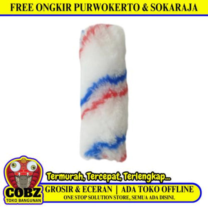 4 INCH / PINE HILL Refill Isi Kuas Busa Roll Cat Tembok Kayu Besi Kecil