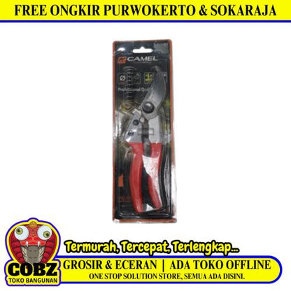 8 IN / CAMEL SK5 Gunting Dahan Bengkok Ranting Tanaman Pruning Shears Gagang Fiber