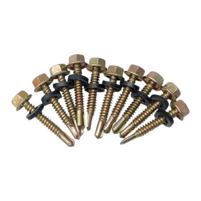 30 MM / TM Roofing Baut Sekrup Atap Baja Ringan Kuning Biji