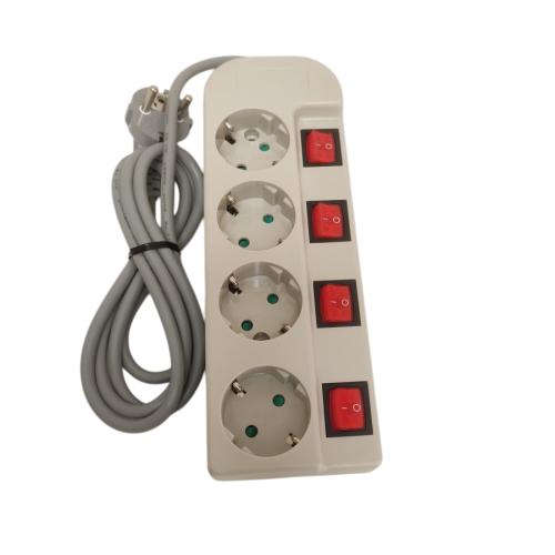 4 LB × 150 CM / UTICON Stop Kontak terminal Colokan Kabel + Switch