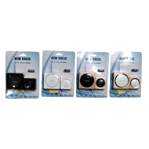 NEW ROCIA VV6 Bel Pintu Wireless Warna Pcs