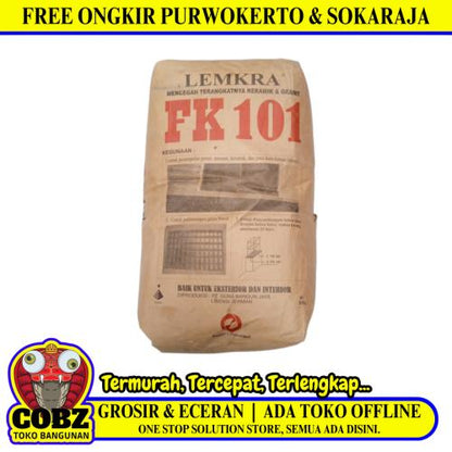 30 KG / LEMKRA FK 101 Semen Perekat Keramik Di Atas Keramik Lantai Sak
