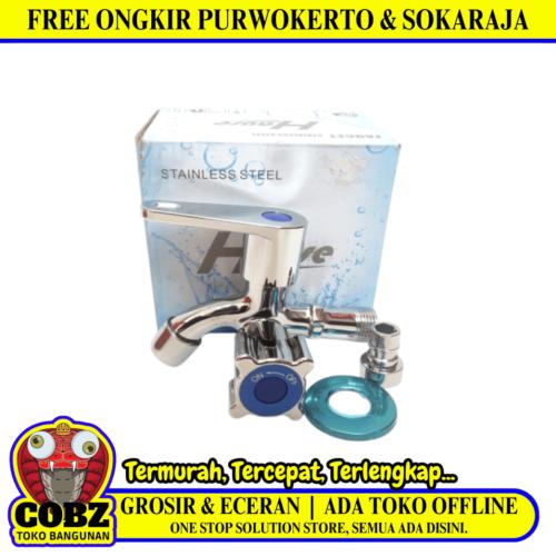 1/2 IN / HAUSE Kran Air Cabang Double Shower Mesin Cuci Stainless