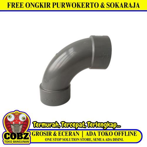 2 1/2 INCH / RUCIKA D-LL Elbow Knee Keni Large Radius Fitting Pipa PVC