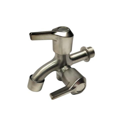 1/2 IN / NEW 6038 Kran Air Cabang Double Shower Mesin Cuci Stainless