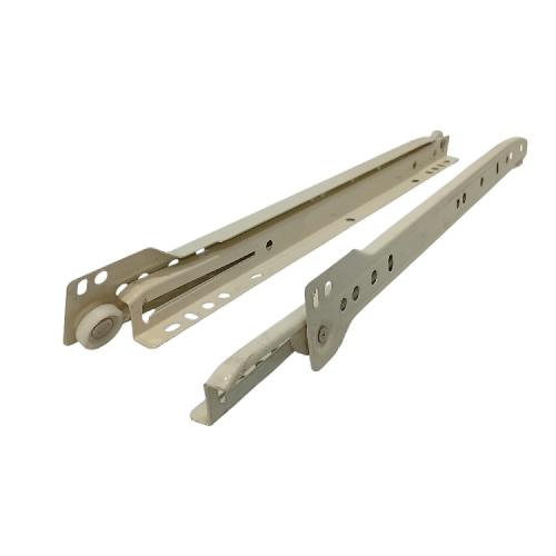 30 CM / COBRA Rel Laci Roda Drawer Slide Single Track Putih Set