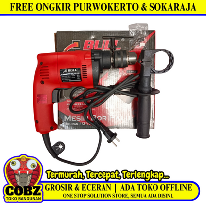 BULL BL 1811 Mesin Bor Tangan Drill 2 Way Kabel Set