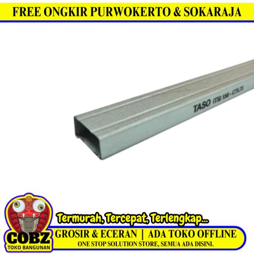 0.75 MM x 6 M / TASO C75 Canal Kanal C Truss Kaso Usuk Baja Ringan Batang