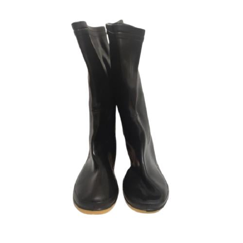 NO 42 / WILMER Sepatu Boot Kebun Pabrik Proyek Safety Karet Hitam Set