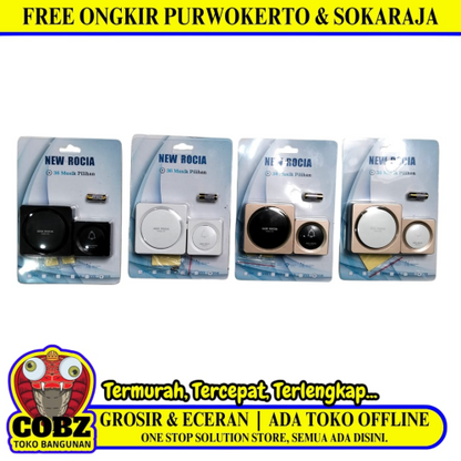 NEW ROCIA VV6 Bel Pintu Wireless Warna Pcs