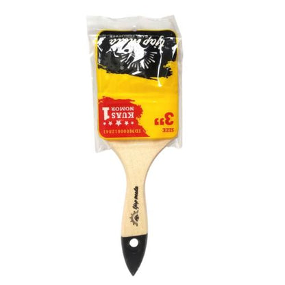 3 IN / TJAP MATA Kuas Cat Tembok Kayu Besi Air Acrylic Paint Brush