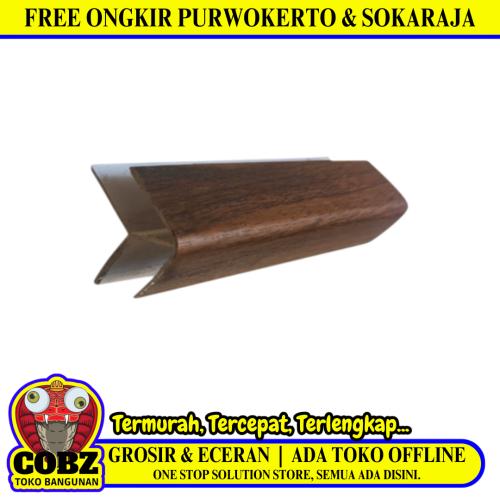 3 CM x 4 CM x 4 M / SHUNDA PLAFON LS-305-8 List Profil H Sudut Plafon U PVC Batang