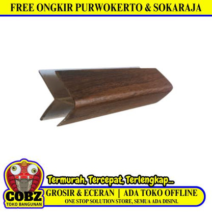 3 CM x 4 CM x 4 M / SHUNDA PLAFON LS-305-8 List Profil H Sudut Plafon U PVC Batang