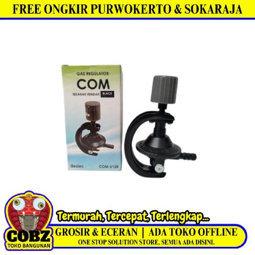 DESTEC COM U12R Regulator Kepala Tabung Gas LPG Tekanan Rendah Low Pressure