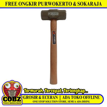 4 LB / CAMEL Palu Martil Bodem Batu Sledge Hammer Gagang Kayu