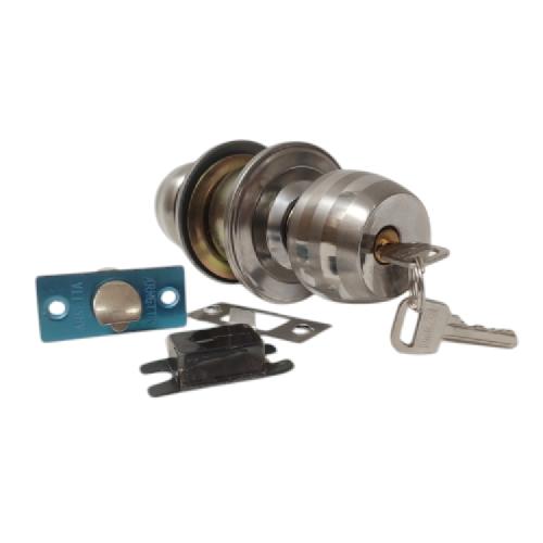 D 5 CM / ARNIETA 5831 Kunci Handle Pintu Bulat Kamar Mandi Stainless Putih Set