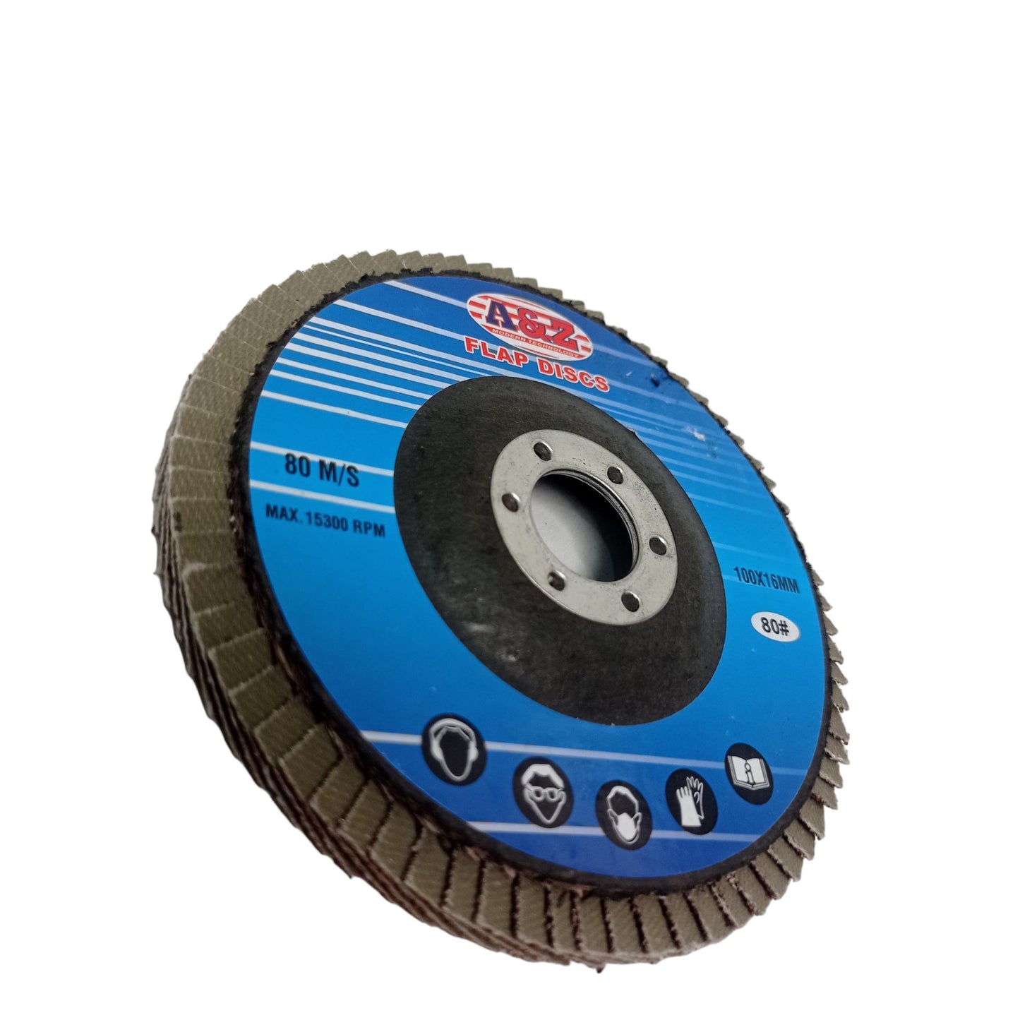 4 IN X GRIT A80 / A&Z Flap Disc Mata Gerinda Amplas Susun Kipas