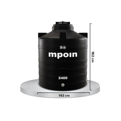 2336 L / M POIN + WAVE W 2400 Water Torrent Tangki Tandon Air PVC Sand Granite + Acc Set