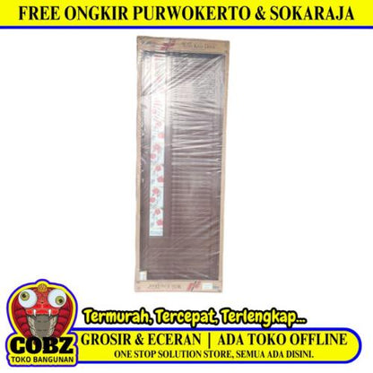 8 CM x 70 CM x 200 CM / WINGKING DOOR Pintu Kamar Mandi Galvalum Kanan