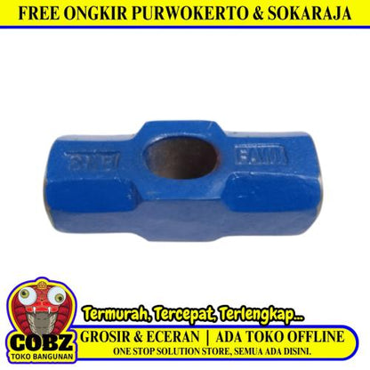 6 LB / FAWI Mata Palu Martil Bodem Batu Sledge Hammer Biru