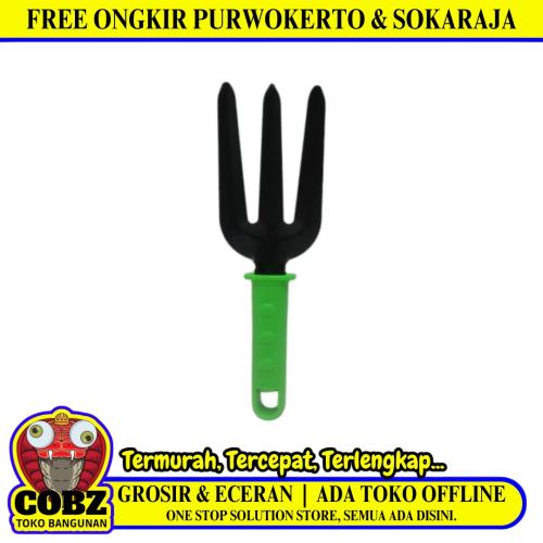 9 IN / COBZ Garpu Taman Kebun Media Tanaman Kebun Pot Mini Hijau