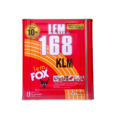 10KG/FOX 168KLM Lem Kuning Aibon Untuk Kayu Plastik Karet Kulit Kaleng