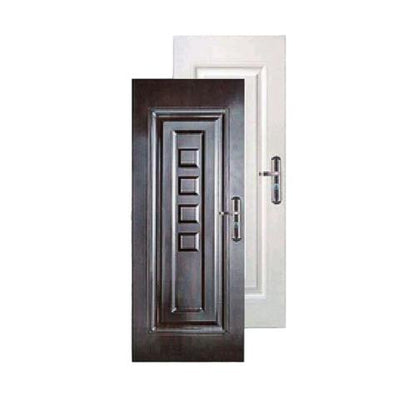 4 CM x 80 CM x 200 CM / FORTRESS METAL 80.02 SINGLE Pintu Kamar Mandi Baja Coklat Set