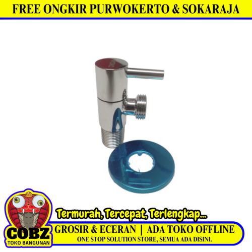 1/2 IN / ONDA JF09LA Stop Kran Air Shower Kloset Monoblok Stainless