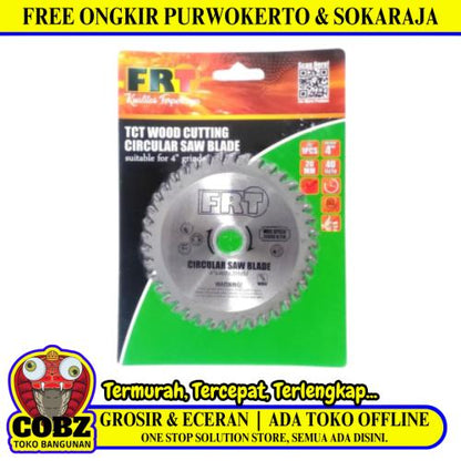 4 IN x T 40 / FRT Circular Saw Mata Gerinda Potong Kayu Wood Cutting