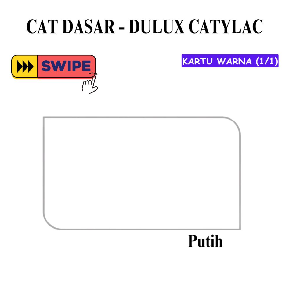 20 KG / DULUX CATYLAC INTERIOR Cat Dasar Tembok Sealer Primer Wall Paint Pail