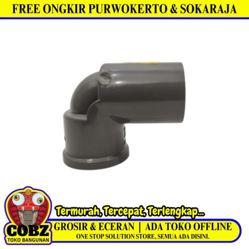 1/2 IN / RUCIKA MI Knee Keni L Drat Dalam Faucet Elbow Kuningan