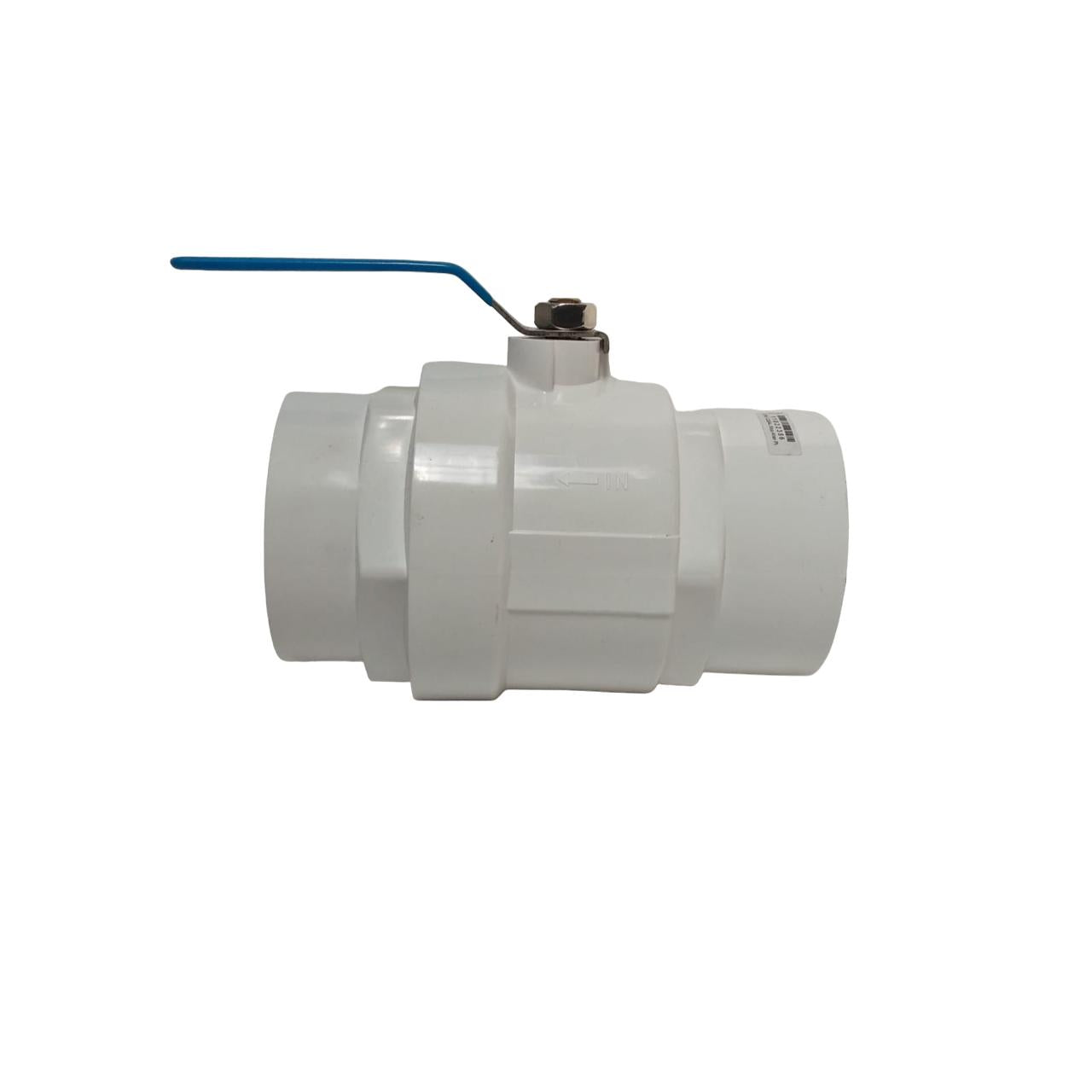 3 IN / CISAL Stop Kran Polos Ball Valve Engkol Plastik PVC