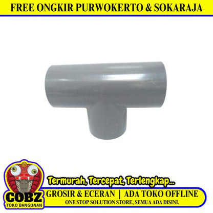 4 IN / RUCIKA AW Tee Sambungan Fitting Pipa PVC