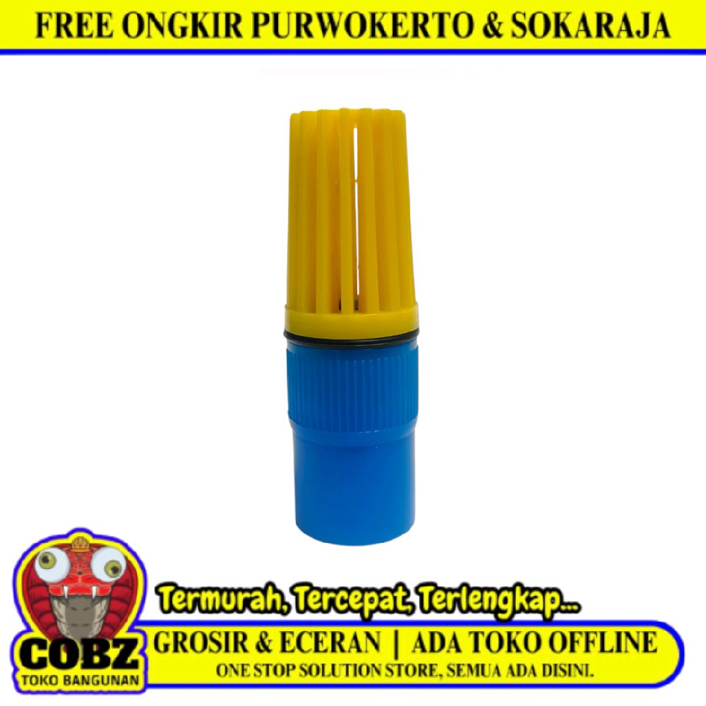 1 IN / CPT Foot Klep Valve Saringan Pipa Pompa Torrent PVC