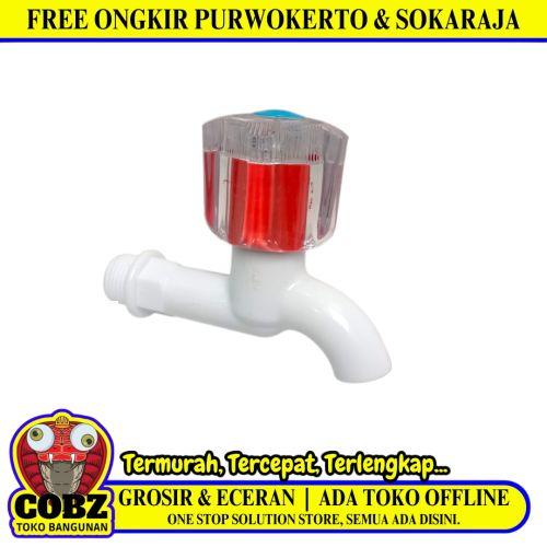 1/2 IN / ELTRA Kran Air Tembok Taman Kamar Mandi Plastik PVC