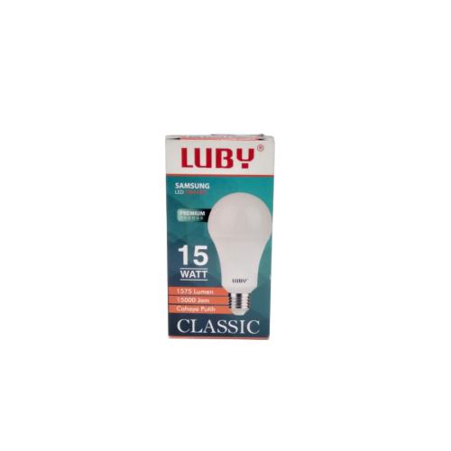15 WATT / LUBY CLASSIC LED Lampu Bohlam Bulb Moto Putih