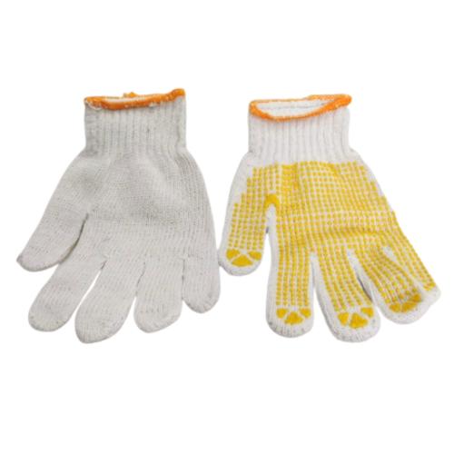 MATAHARI Sarung Tangan Benang Rajut Putih Kain Tukang Kerja Proyek Sepasang