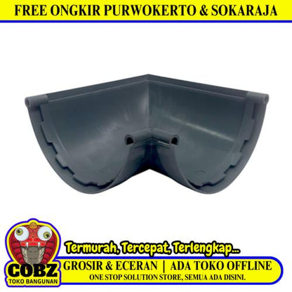 6 IN / TM Elbow Knee Keni L Sambungan Fitting Pipa Belah PVC