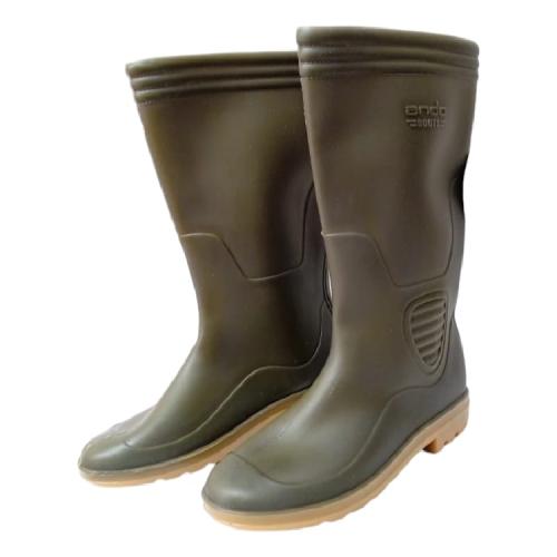 NO 42 / ANDO Sepatu Boot Kebun Pabrik Proyek Safety Karet Hijau Set