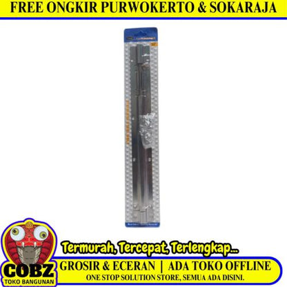 12 IN / VICO Grendel Kunci Slot Pintu Jendela Stainless