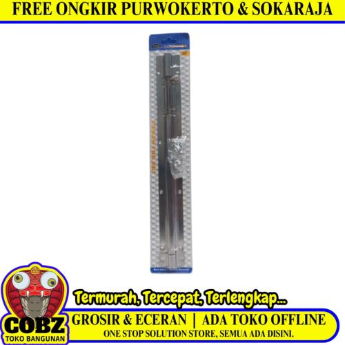 12 IN / VICO Grendel Kunci Slot Pintu Jendela Stainless