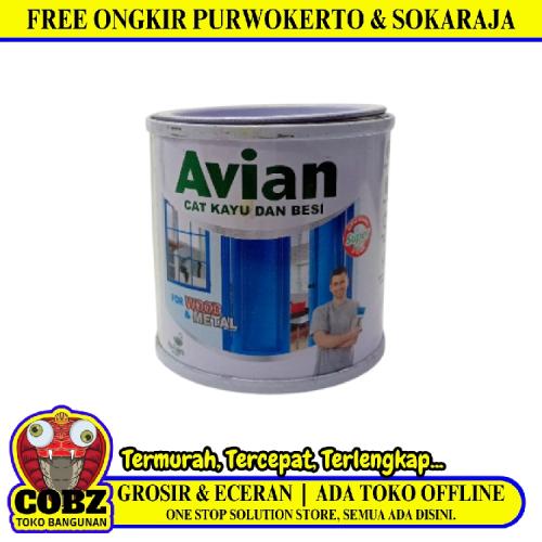 100 CC / AVIAN BROWN MAS Cat Kayu Besi Wood Metal Paint Kaleng