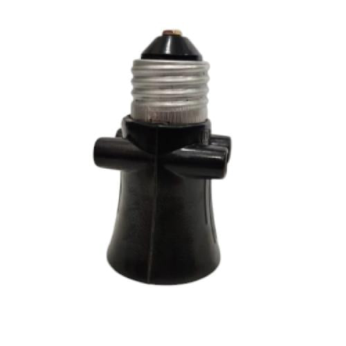 BROCO Fitting Lampu Kombinasi Socket Stop Kontak Hitam