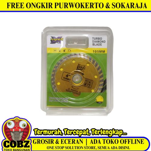 4 IN / VIPER 02 Turbo Mata Gerinda Potong Keramik Diamond Cutting Wheel
