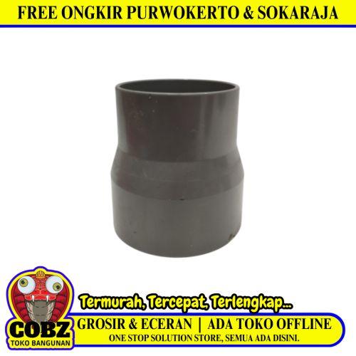 3 IN x 2 1/2 IN / RUCIKA AW Reducer Verlop Sok Flock Fitting Pipa PVC