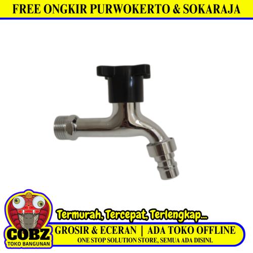 1/2 INCH / CISAL CSZ03 Kran Air Taman Kamar Mandi Mesin Cuci Stainless